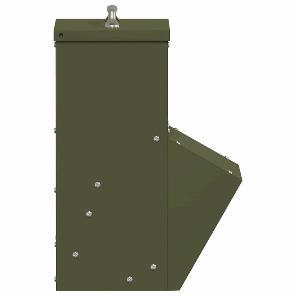 Feeder per pollo Verde oliva 20 x 25 x 35 cm