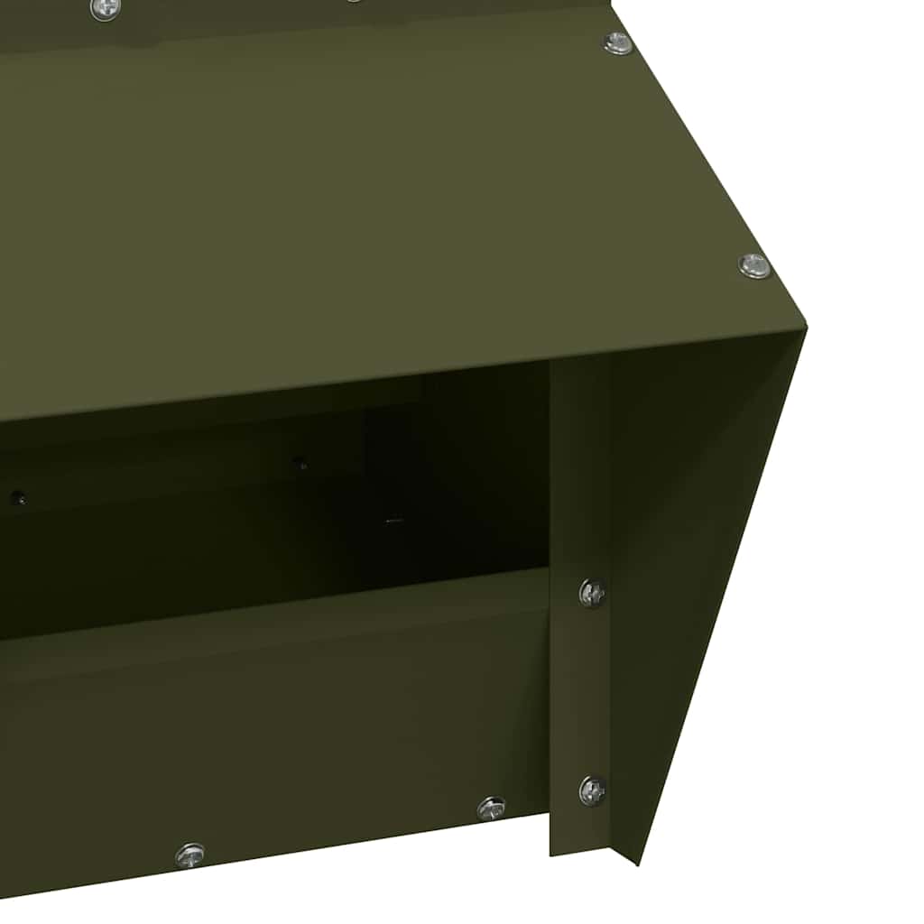 Feeder per pollo Verde oliva 20 x 25 x 35 cm