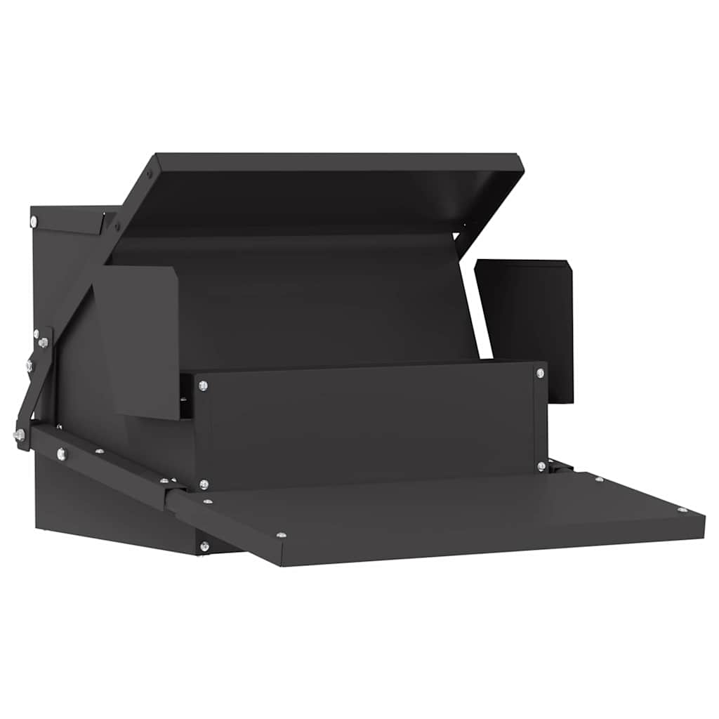 Mangiatore a Pedale per Pollo Nero 50 x 40 x 29 cm 2 kg