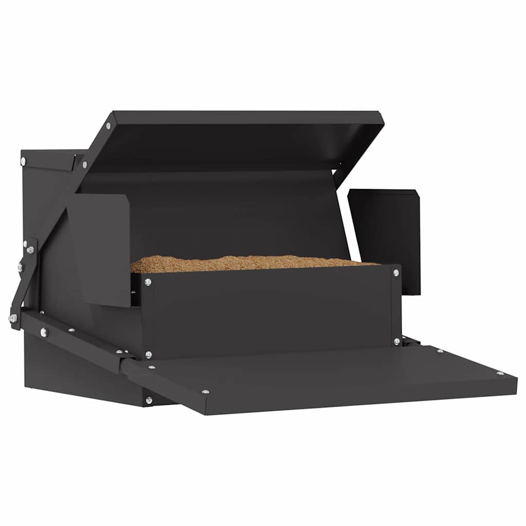 Mangiatore a Pedale per Pollo Nero 50 x 40 x 29 cm 2 kg