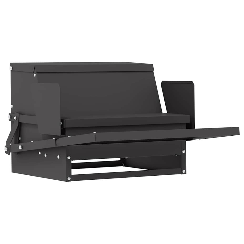Mangiatore a Pedale per Pollo Nero 50 x 40 x 29 cm 2 kg