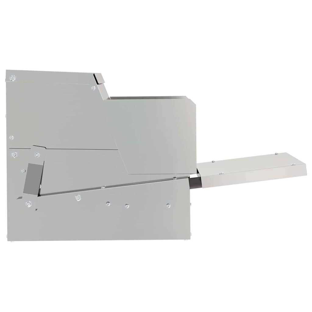 Mangiatore a Pedale per Pollo Argento 50 x 40 x 29 cm 2 kg