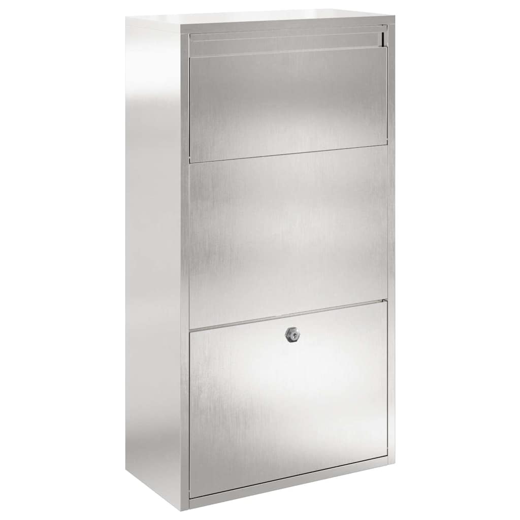 Cassetta per pacchi con archiviazione Argento 44 x 22 x 82 cm