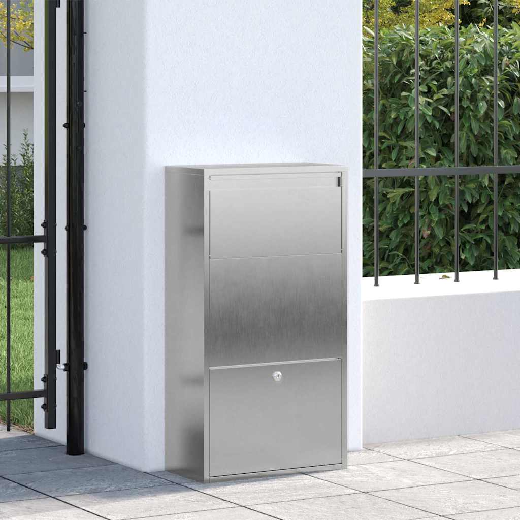 Cassetta per pacchi con archiviazione Argento 44 x 22 x 82 cm
