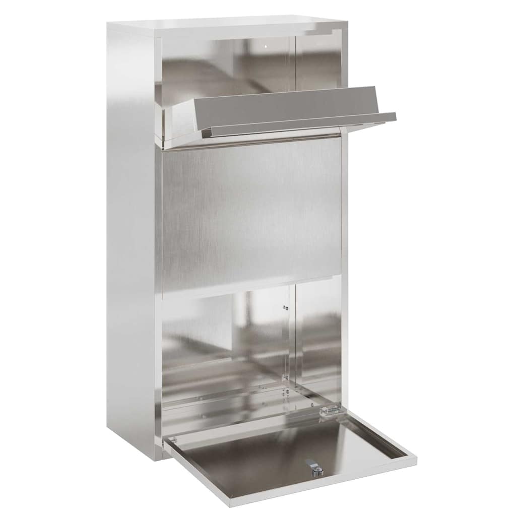 Cassetta per pacchi con archiviazione Argento 44 x 22 x 82 cm