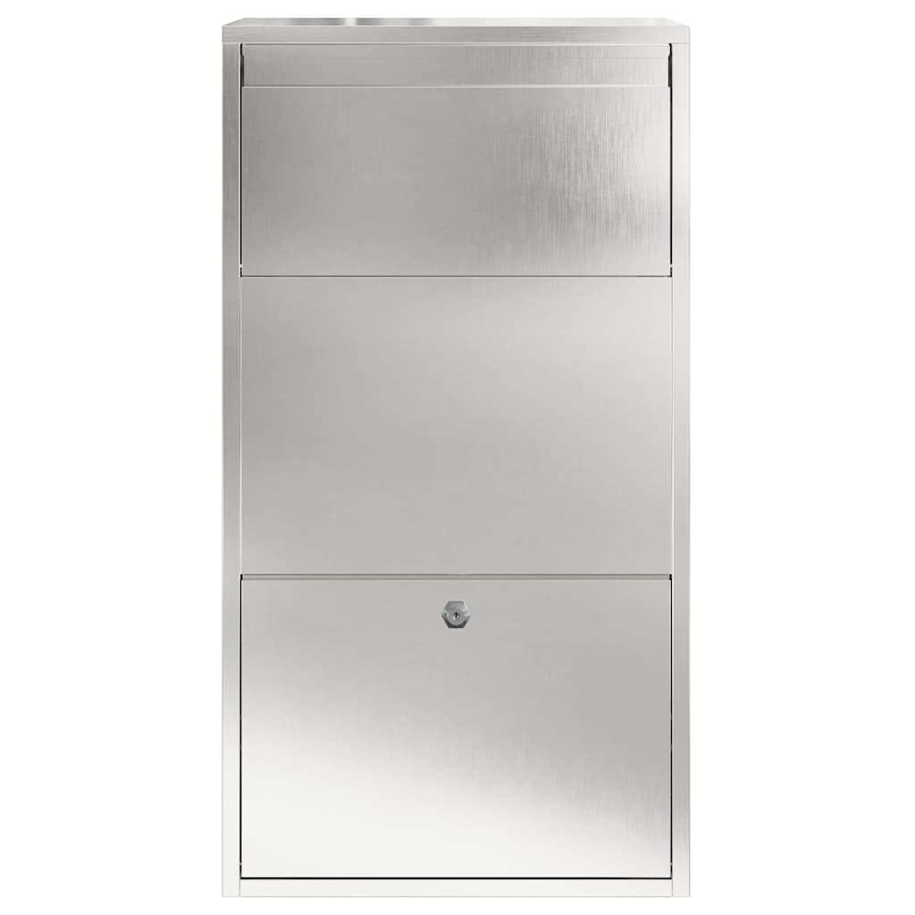 Cassetta per pacchi con archiviazione Argento 44 x 22 x 82 cm