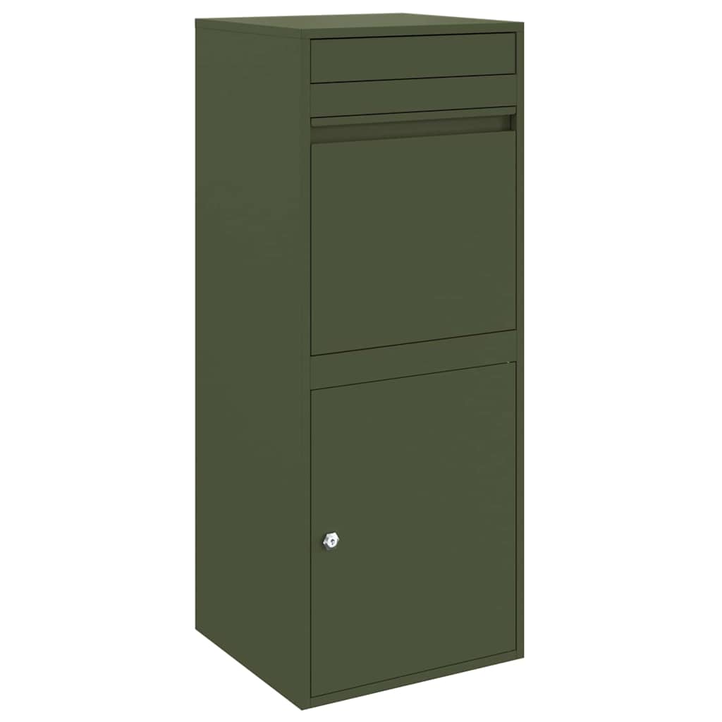 Cassetta per pacchi Verde oliva 41 x 38 x 103 cm Acciaio