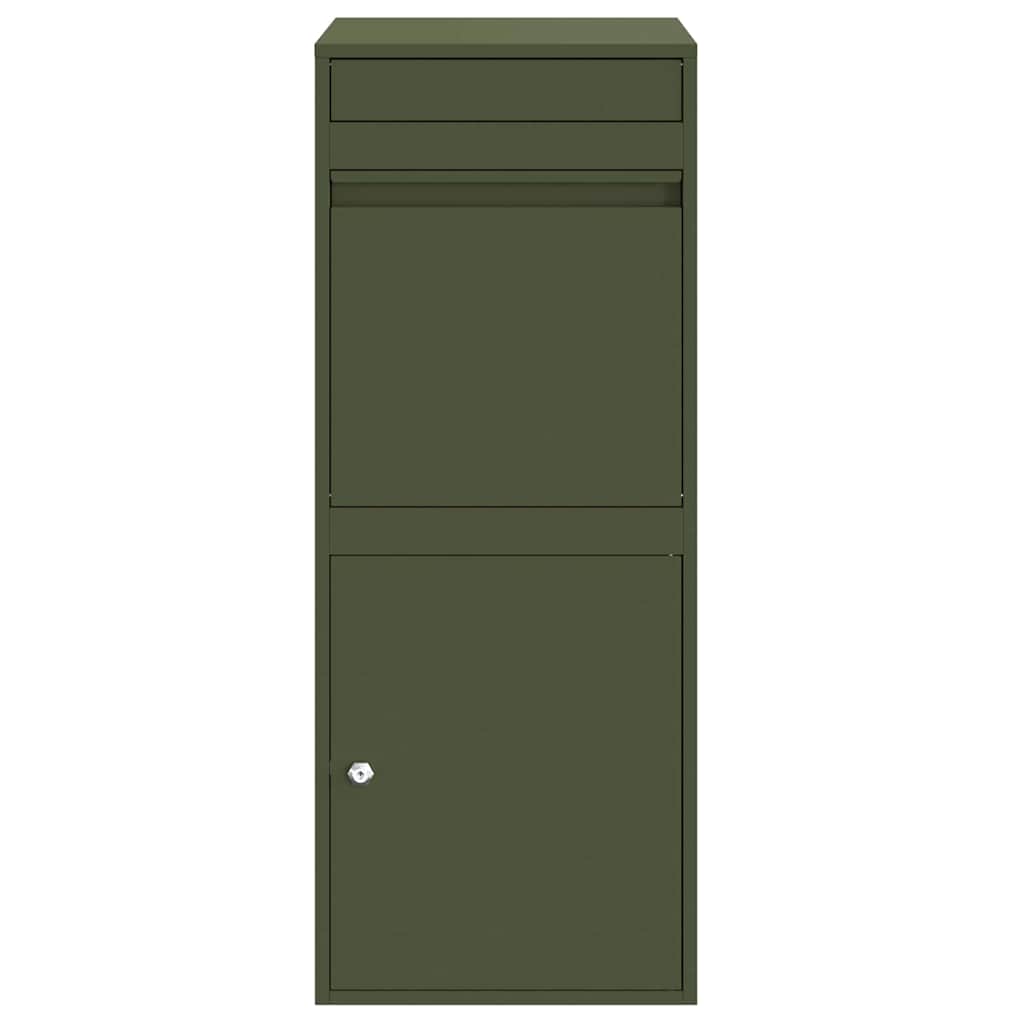 Cassetta per pacchi Verde oliva 41 x 38 x 103 cm Acciaio