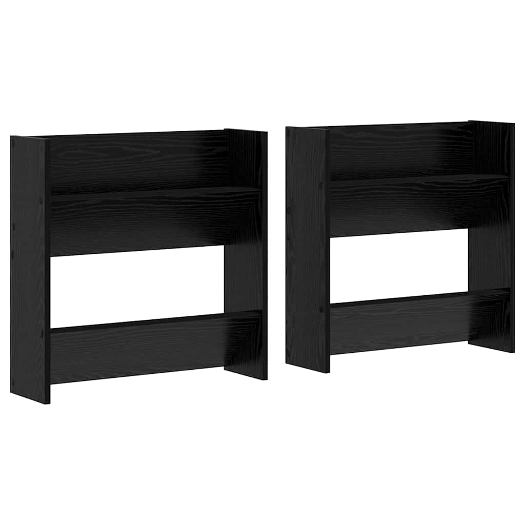 Mobile per scarpe 2 pz 60 x 18 x 60 cm Legno ingegnerizzato