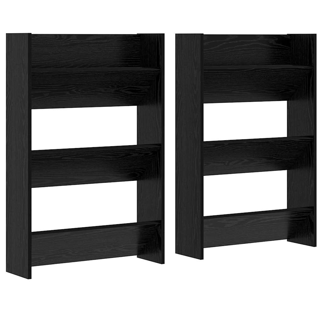 Mobile per scarpe 2 pz 60 x 18 x 90 cm Legno ingegnerizzato