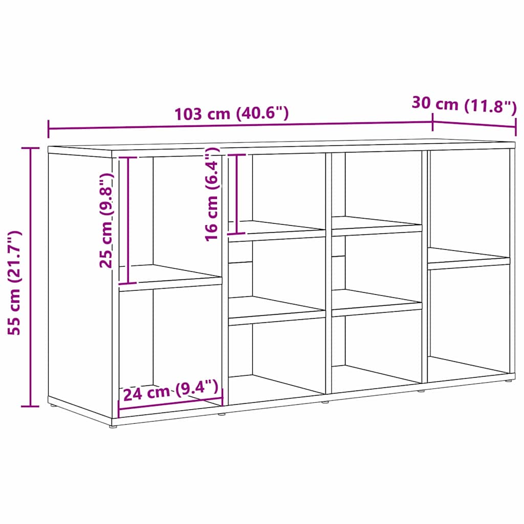 Panca per scarpe 103 x 30 x 54,5 cm Legno ingegnerizzato