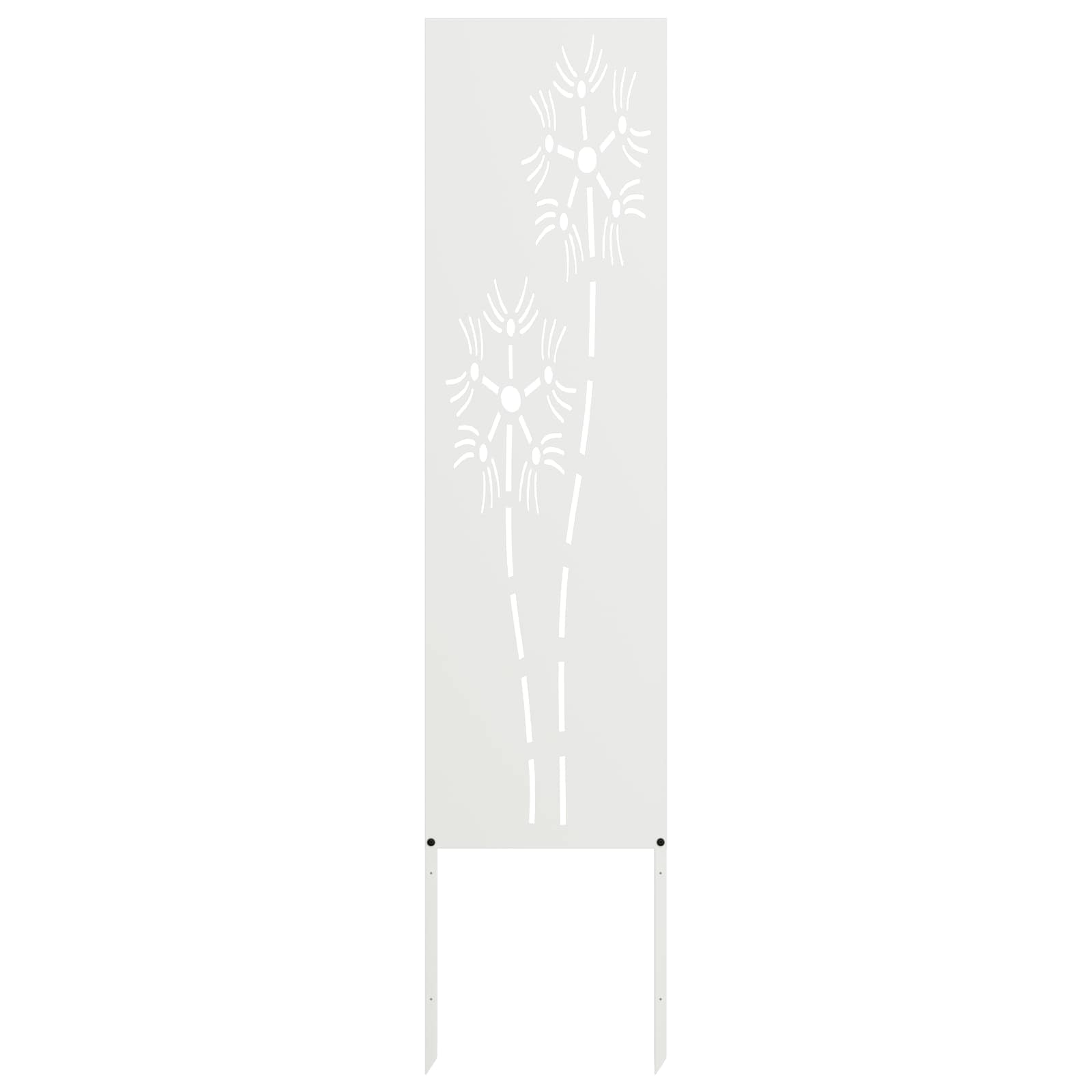 Schermo per privacy in giardino Traforo Bianco 32 x 140 cm