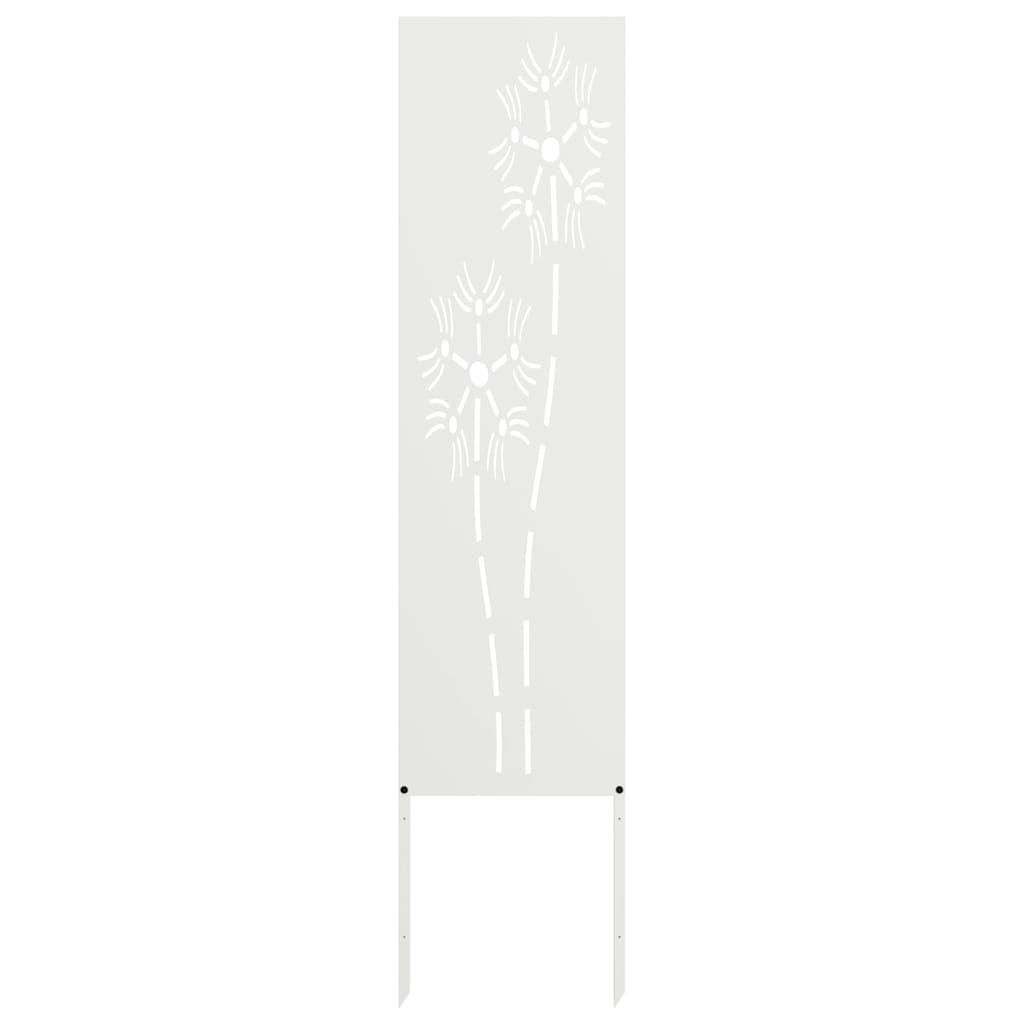 Schermo per privacy in giardino Traforo Bianco 32 x 140 cm