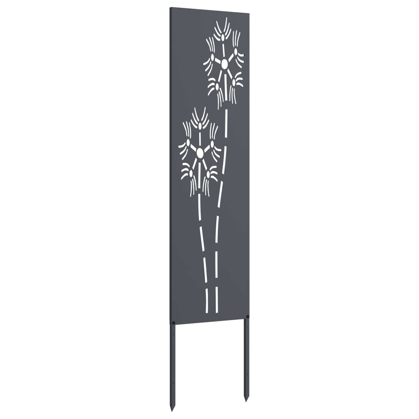 Schermo per privacy in giardino Traforo Antracite 32 x 140 cm
