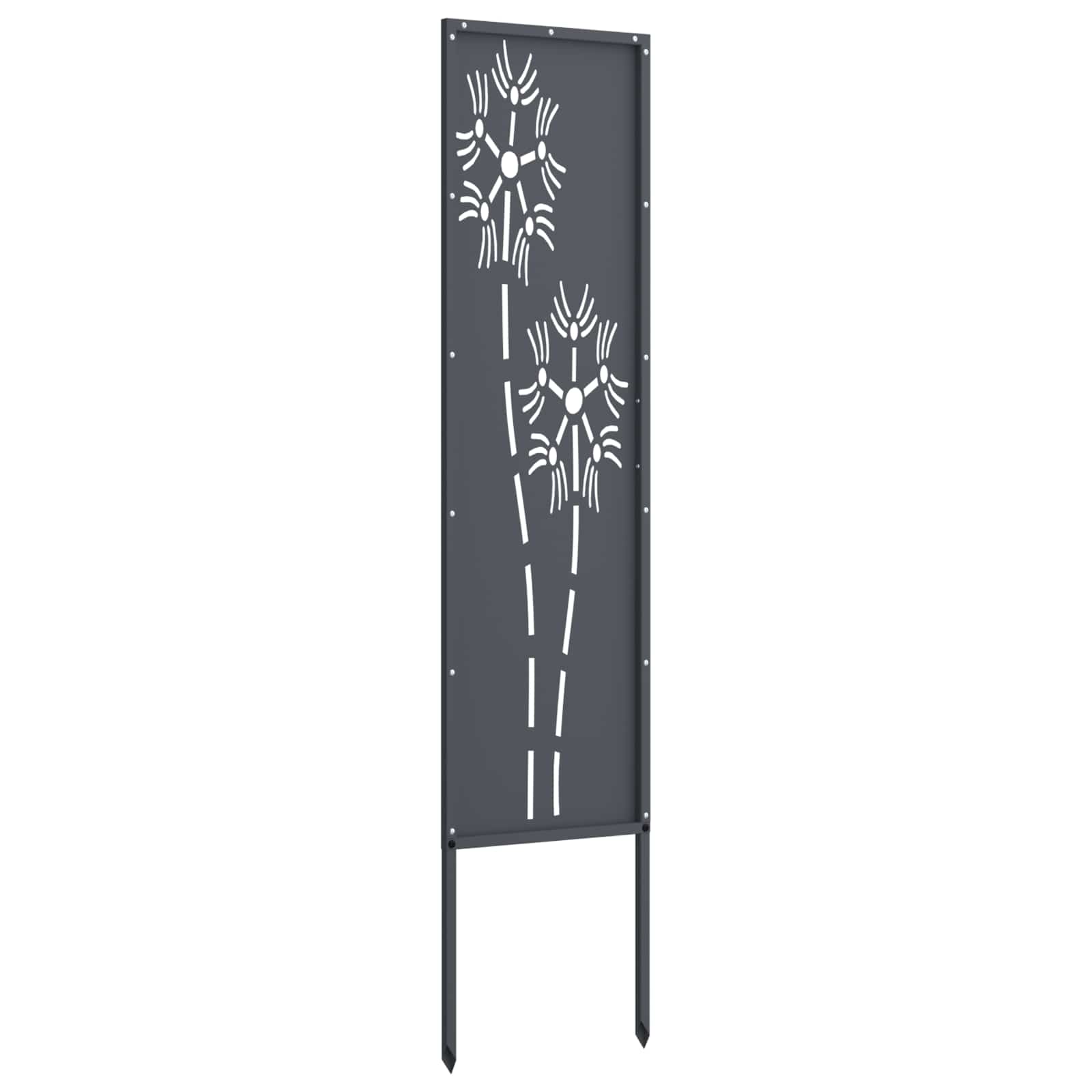 Schermo per privacy in giardino Traforo Antracite 32 x 140 cm