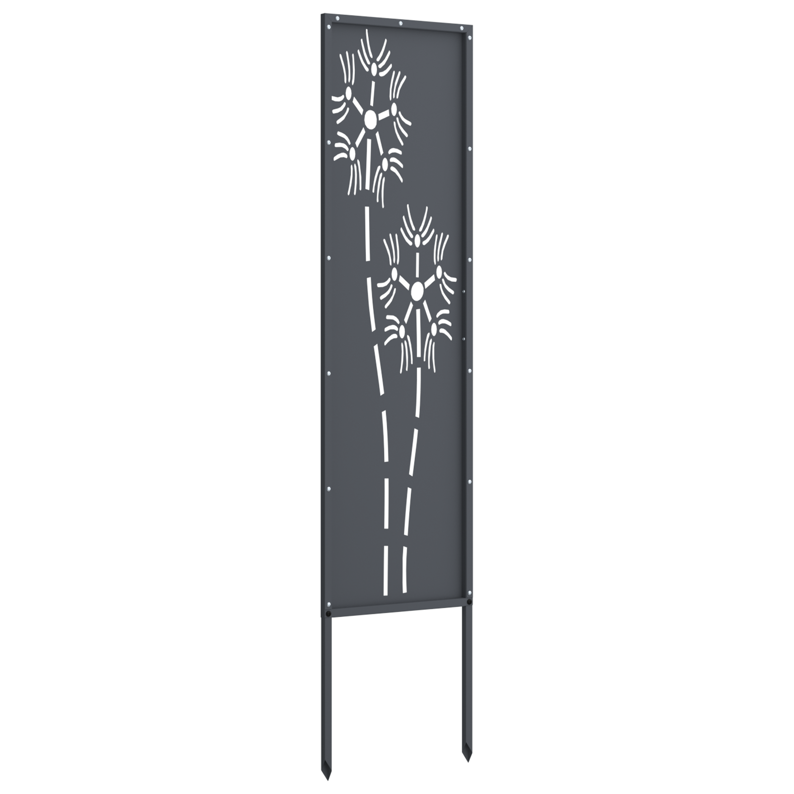 Schermo per privacy in giardino Traforo Antracite 32 x 140 cm