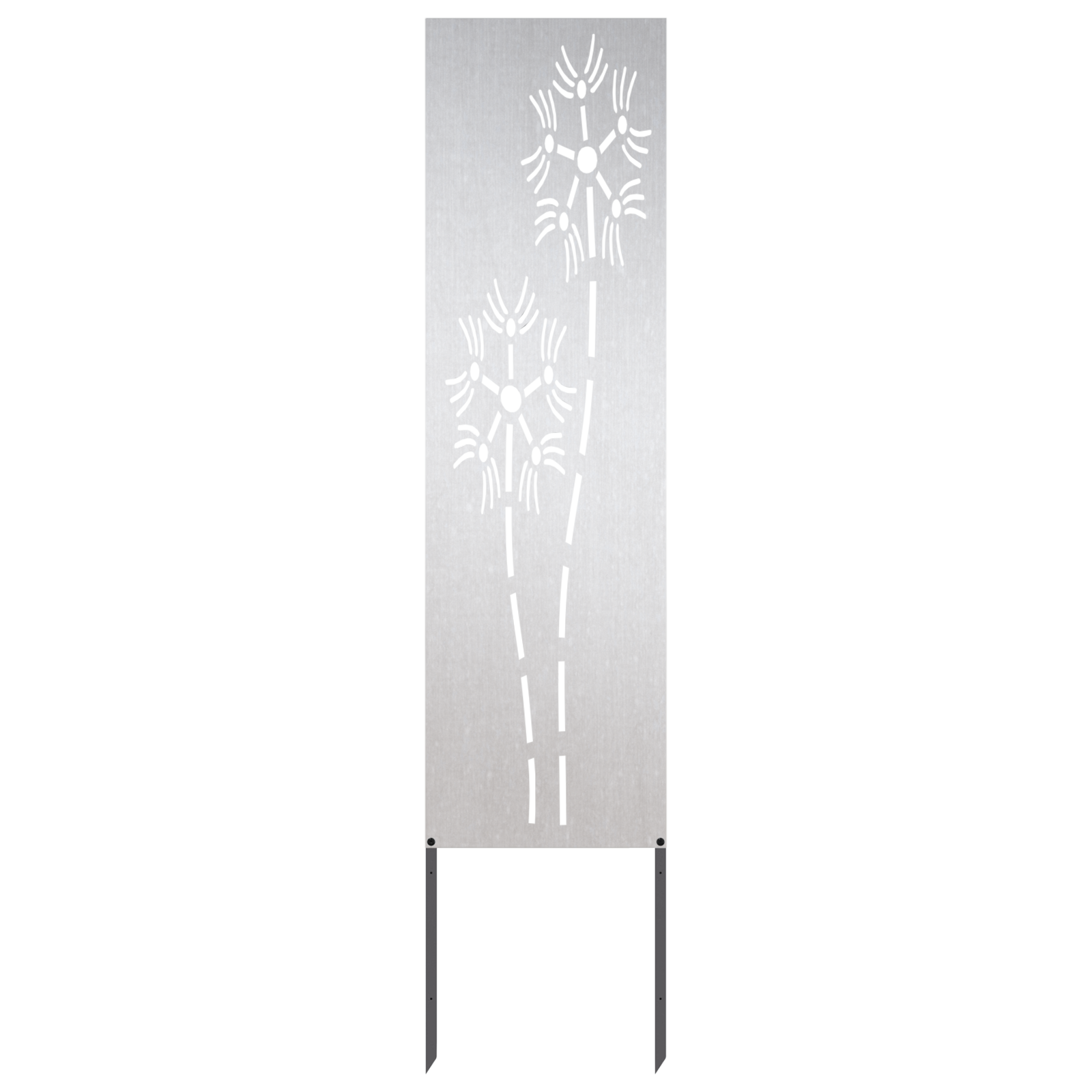 Schermo per privacy in giardino Traforo Argento 32 x 140 cm