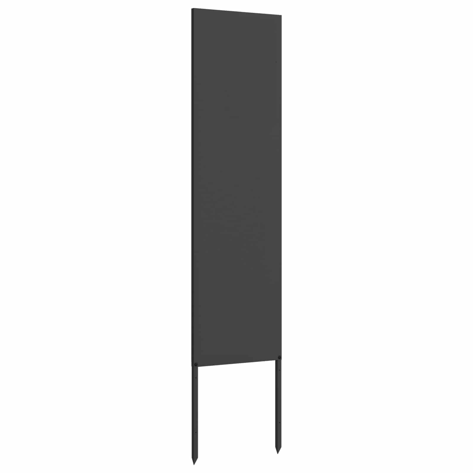 Schermo per privacy in giardino Traforo Nero 32 x 140 cm