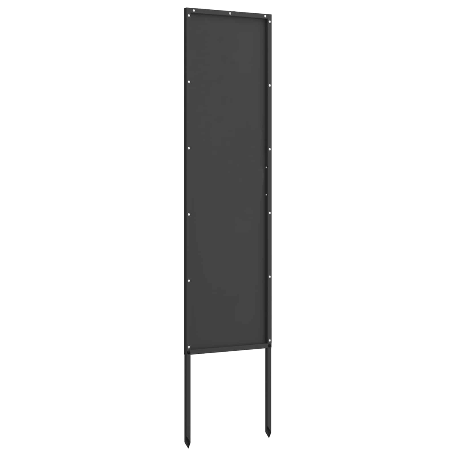 Schermo per privacy in giardino Traforo Nero 32 x 140 cm