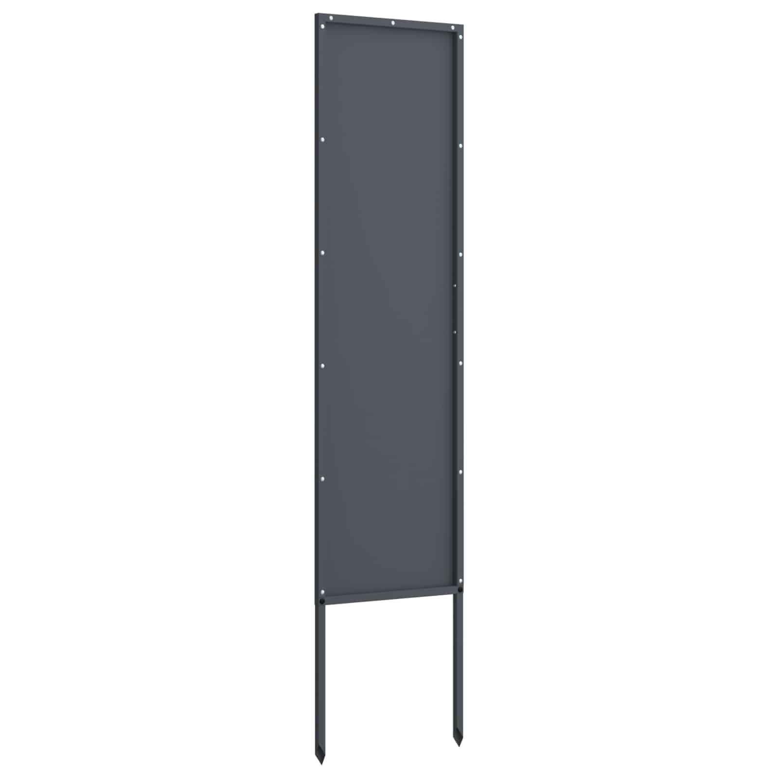 Schermo per privacy in giardino Traforo Antracite 32 x 140 cm