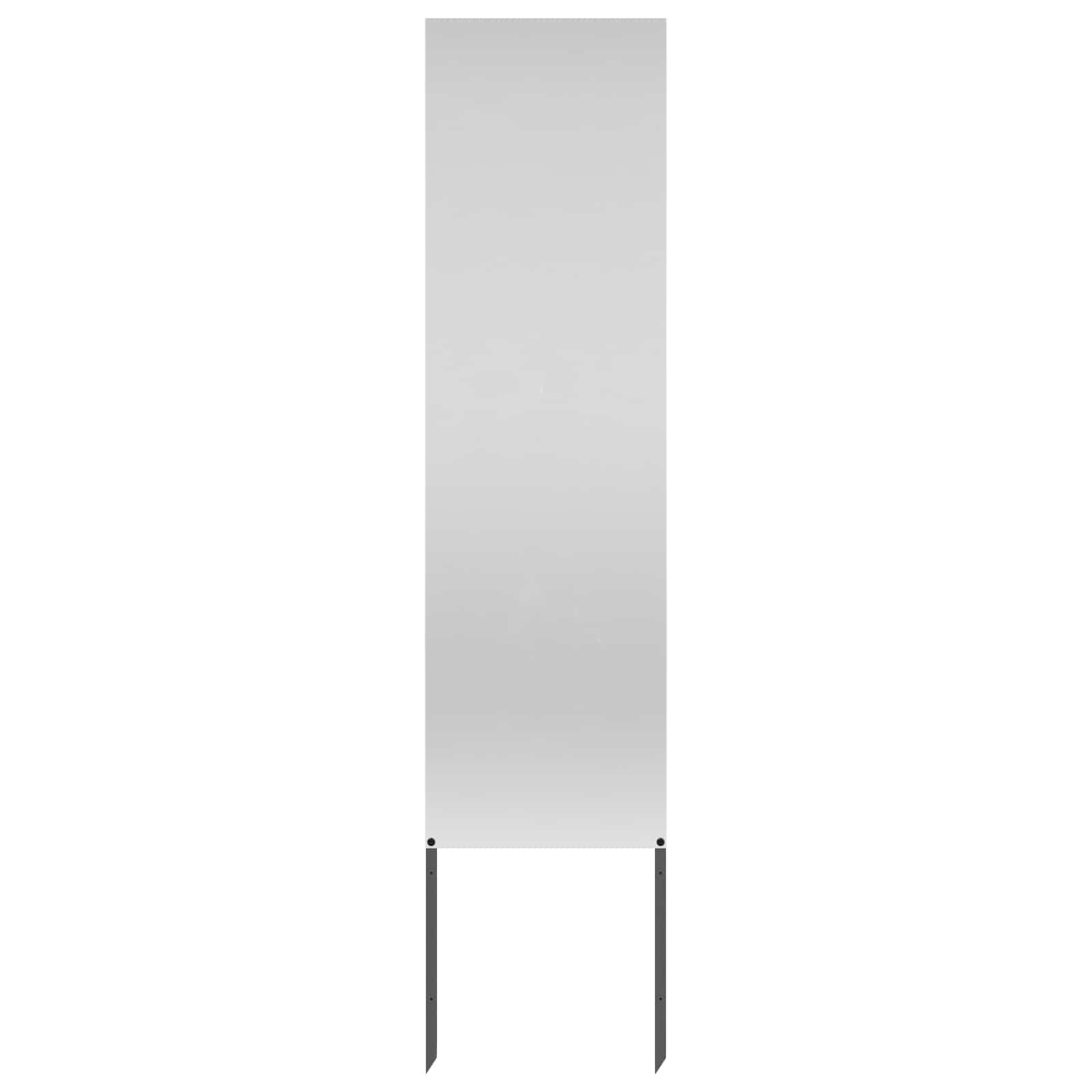 Schermo per privacy in giardino Traforo Argento 32 x 140 cm