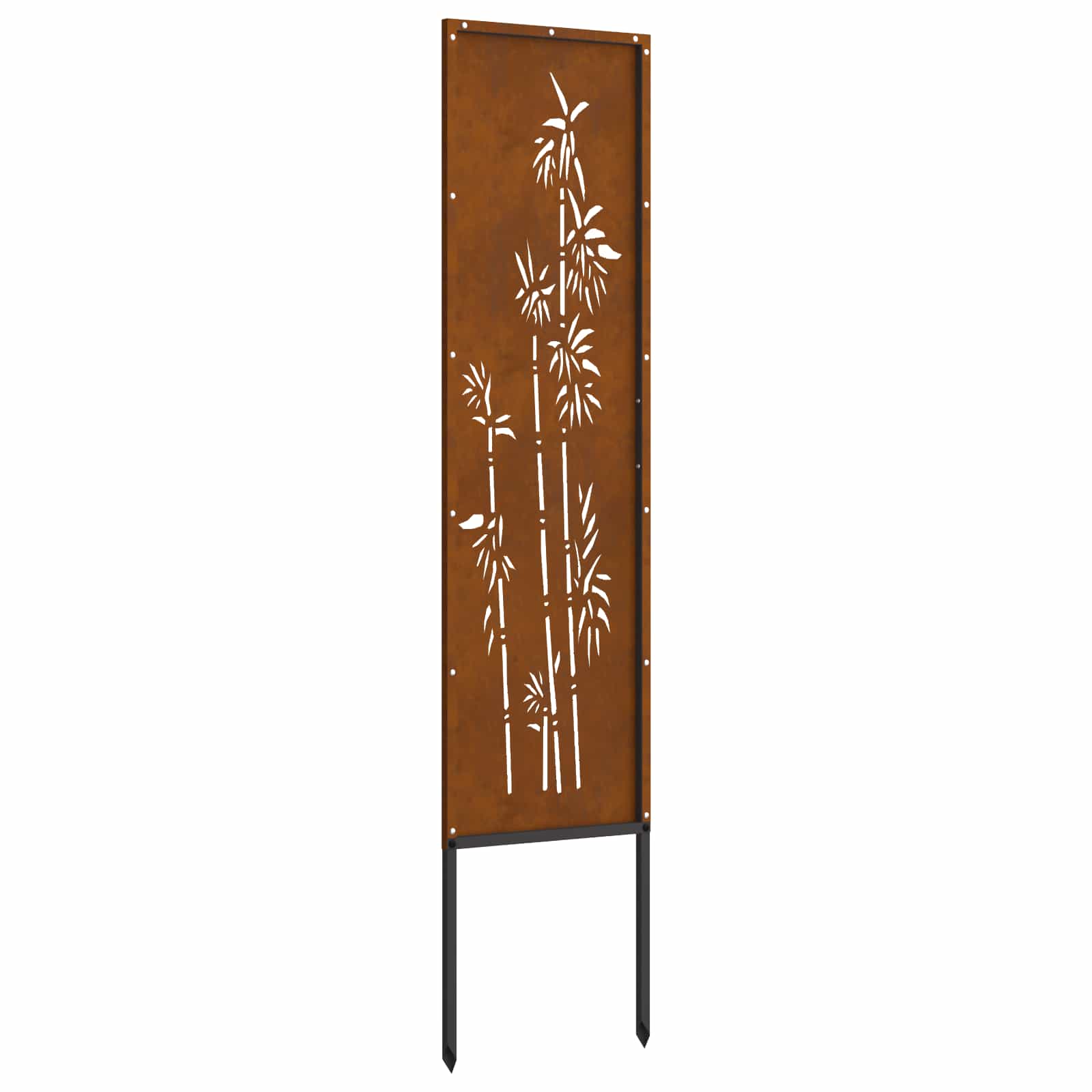 Schermo per privacy in giardino Floreale Ruggine 32 x 140 cm