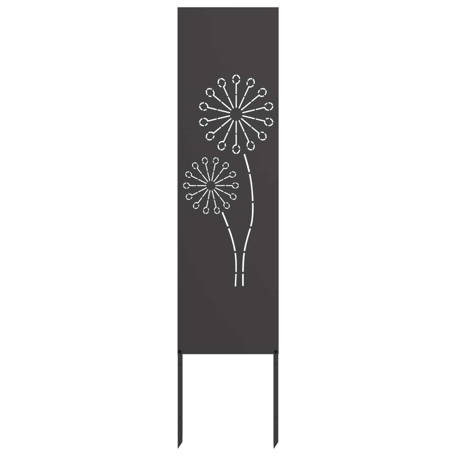 Schermo per privacy in giardino Traforo Nero 32 x 140 cm