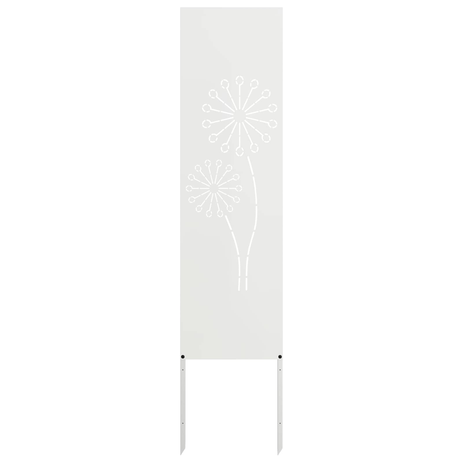 Schermo per privacy in giardino Traforo Bianco 32 x 140 cm
