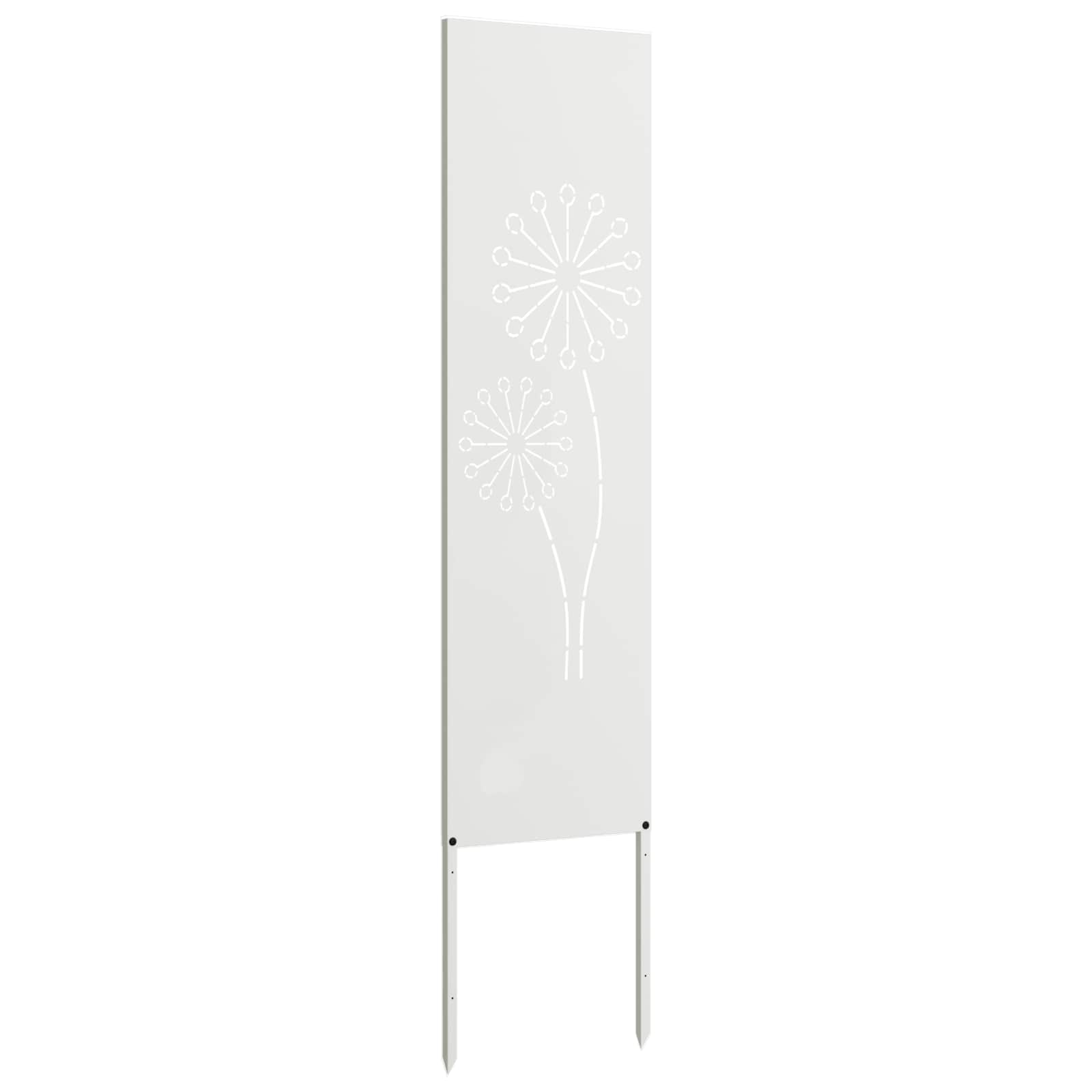 Schermo per privacy in giardino Traforo Bianco 32 x 140 cm