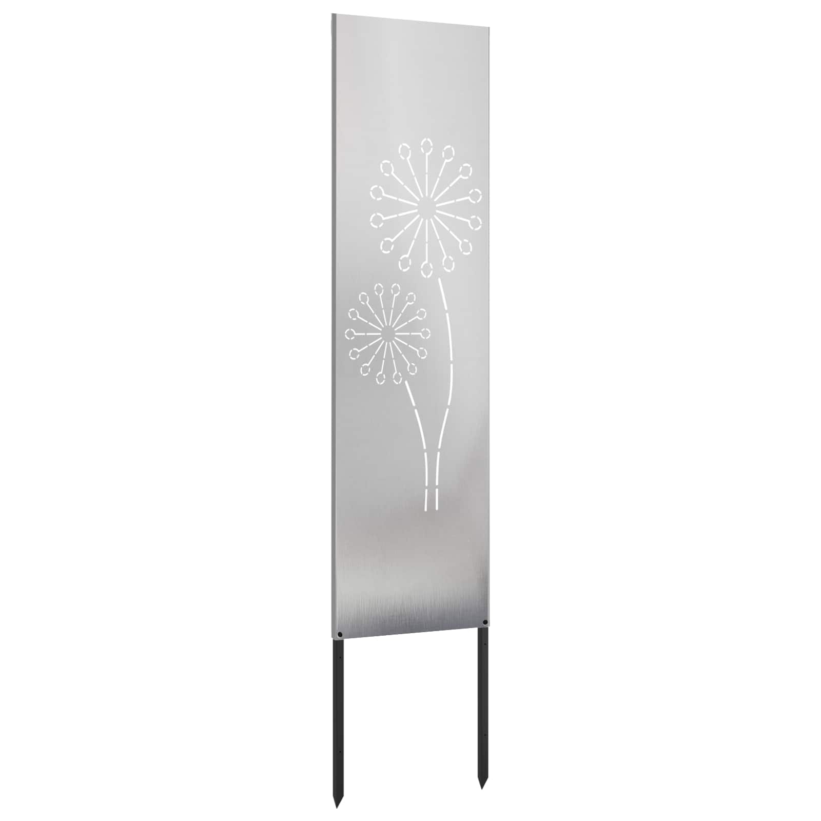 Schermo per privacy in giardino Traforo Argento 32 x 140 cm