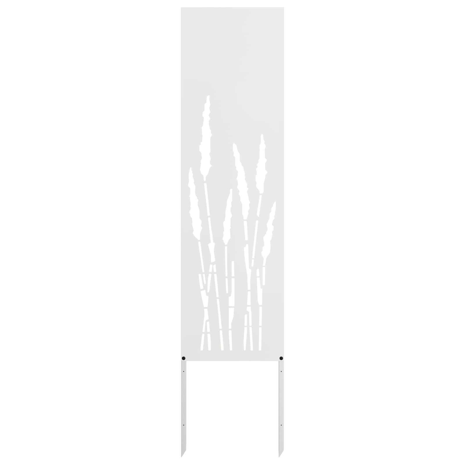 Schermo per privacy in giardino Traforo Bianco 32 x 140 cm
