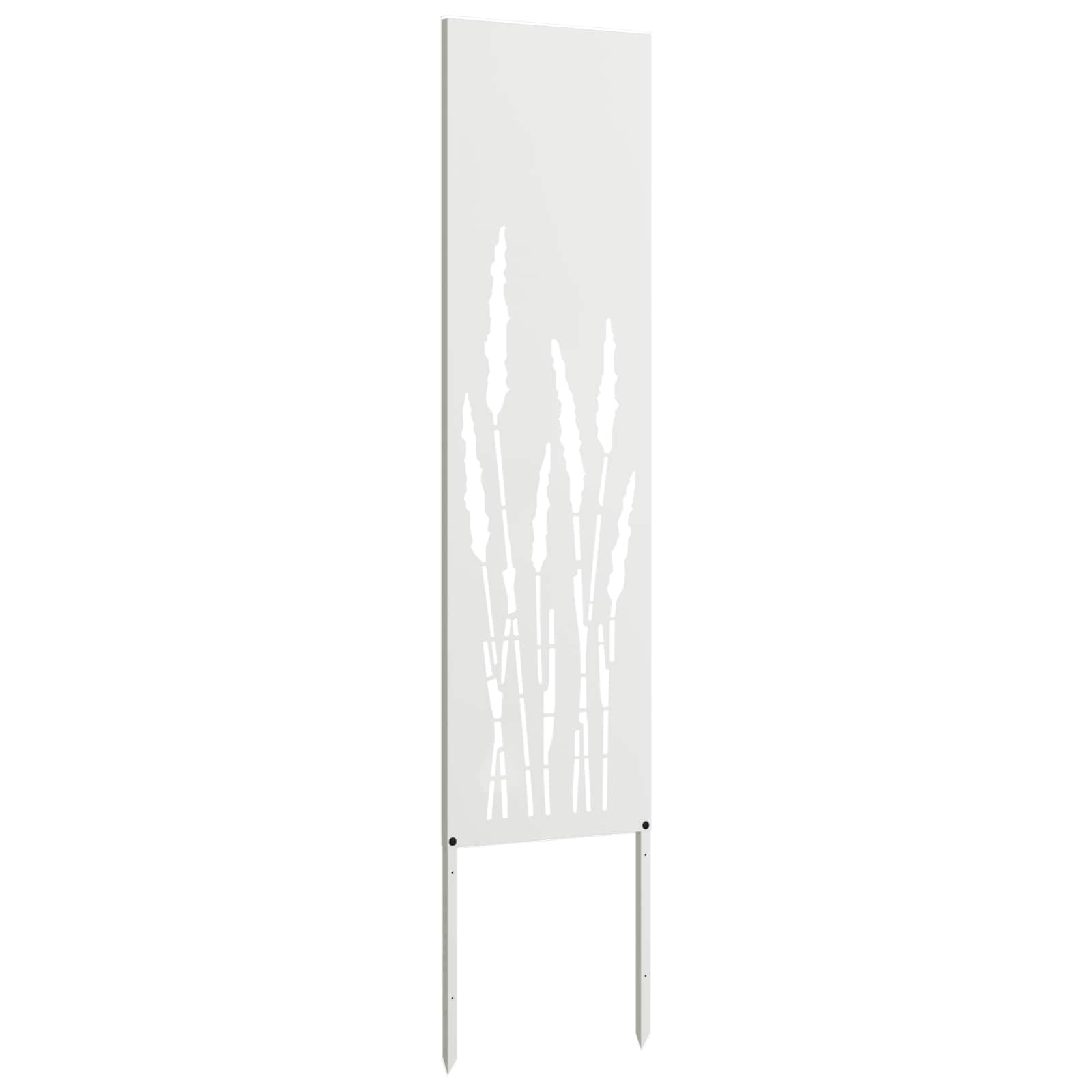 Schermo per privacy in giardino Traforo Bianco 32 x 140 cm