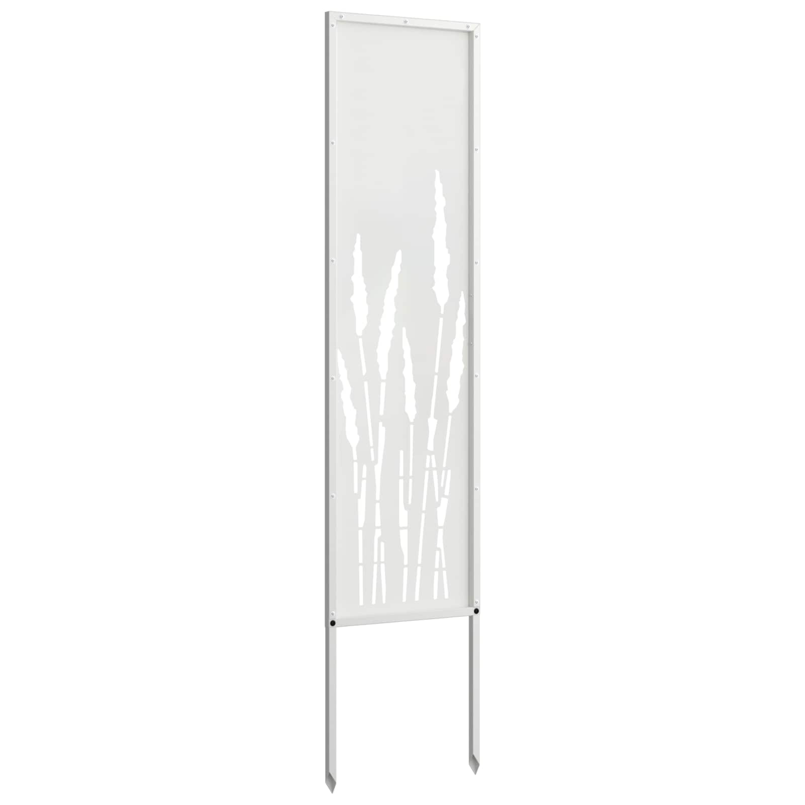 Schermo per privacy in giardino Traforo Bianco 32 x 140 cm
