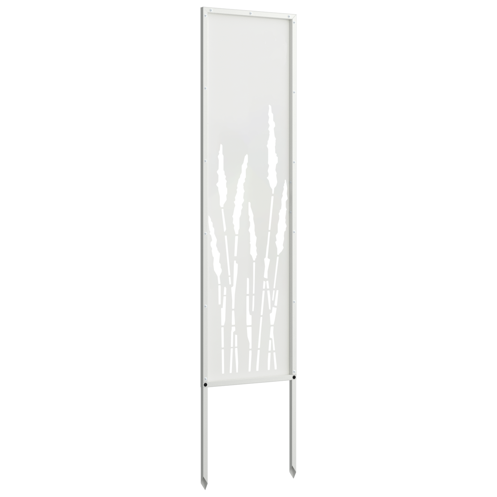 Schermo per privacy in giardino Traforo Bianco 32 x 140 cm