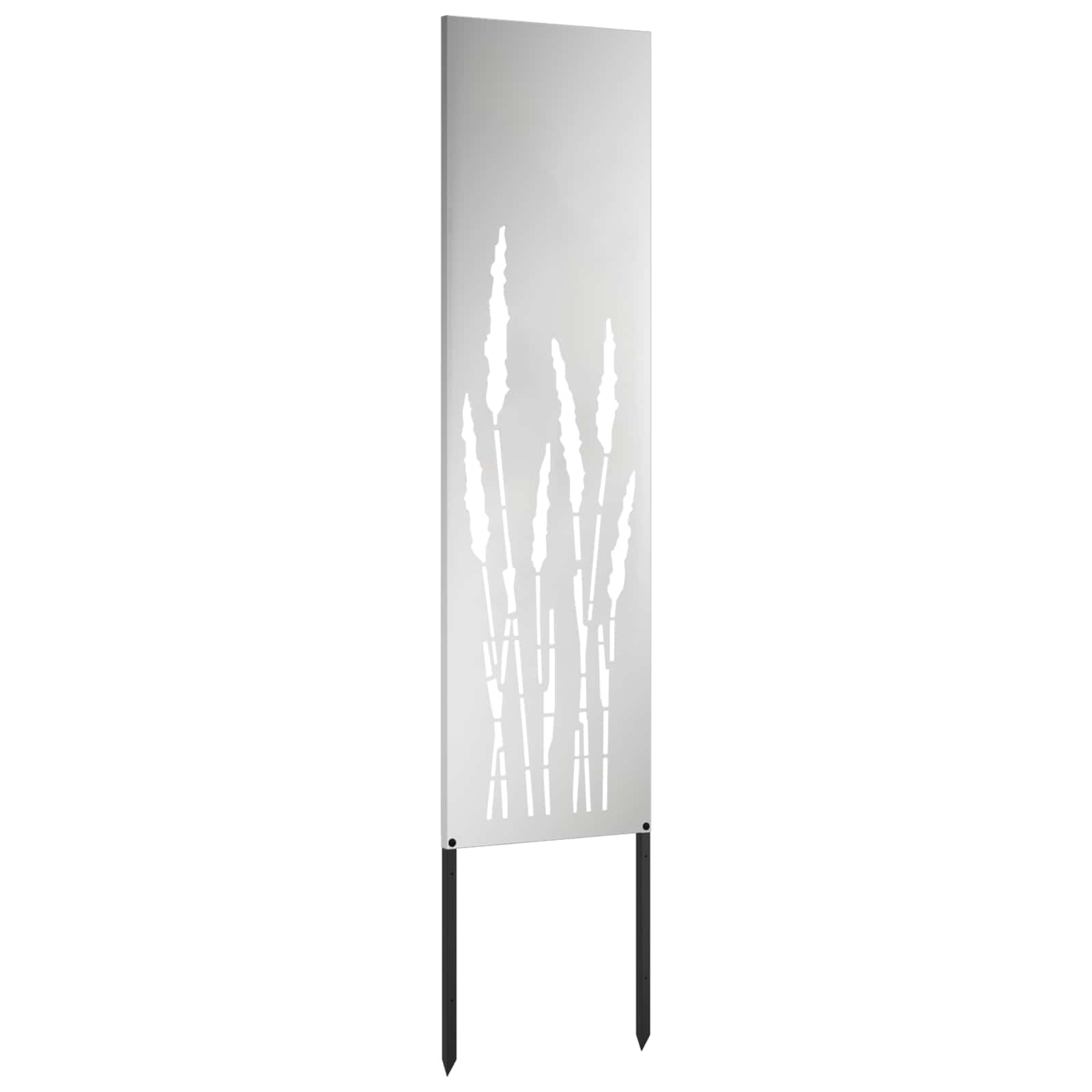 Schermo per privacy in giardino Traforo Argento 32 x 140 cm