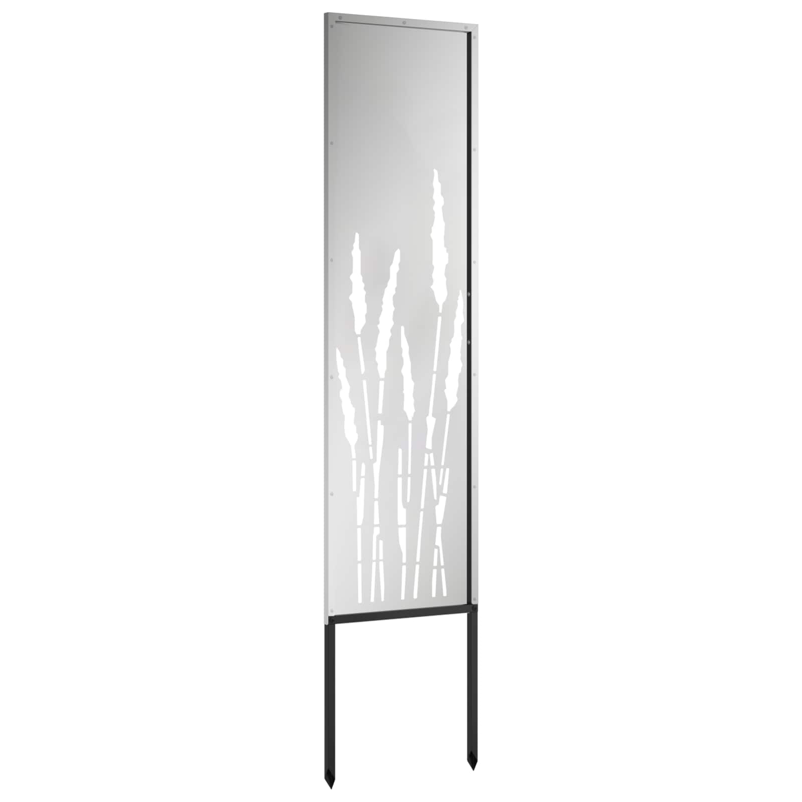 Schermo per privacy in giardino Traforo Argento 32 x 140 cm