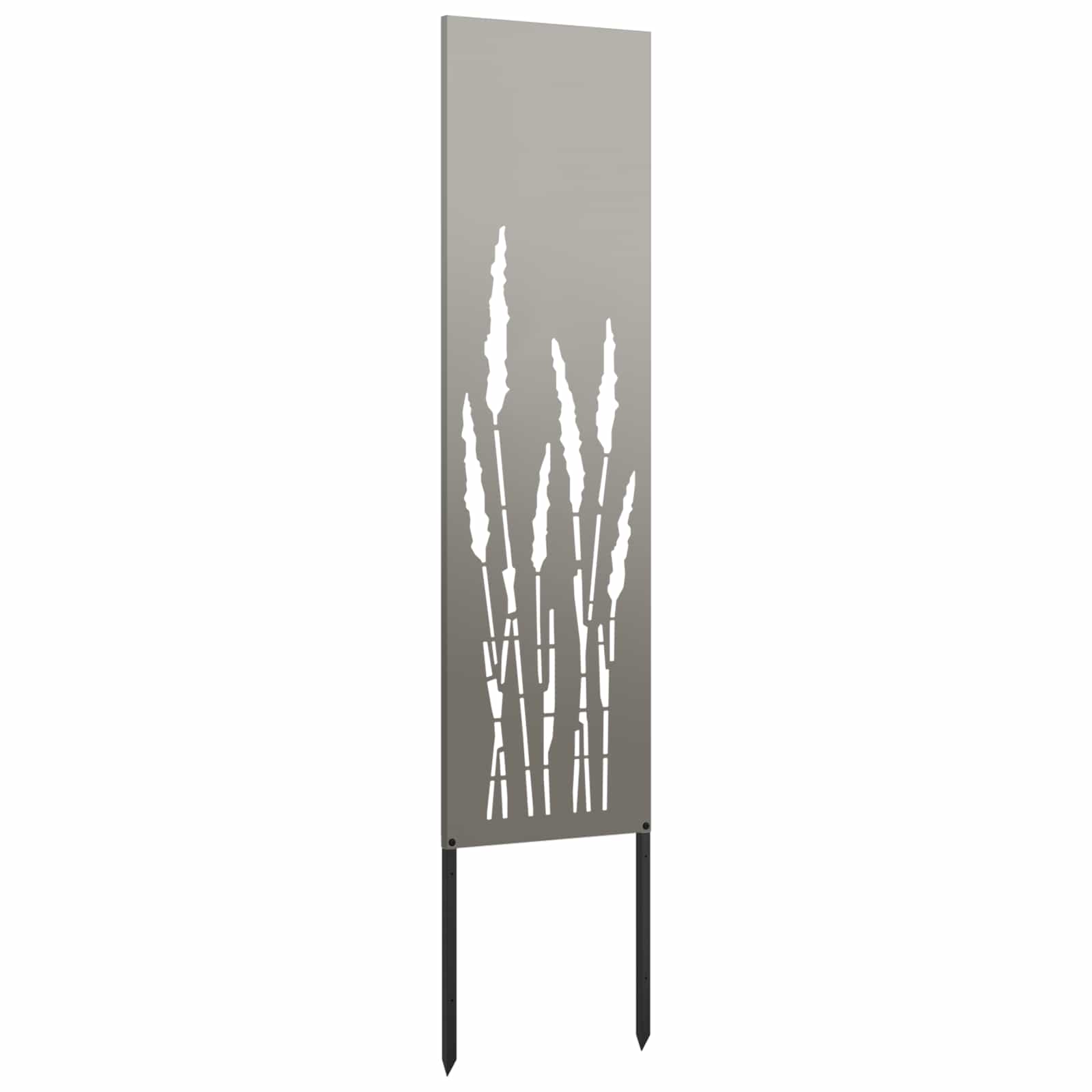 Schermo per privacy in giardino Traforo Ruggine 32 x 140 cm