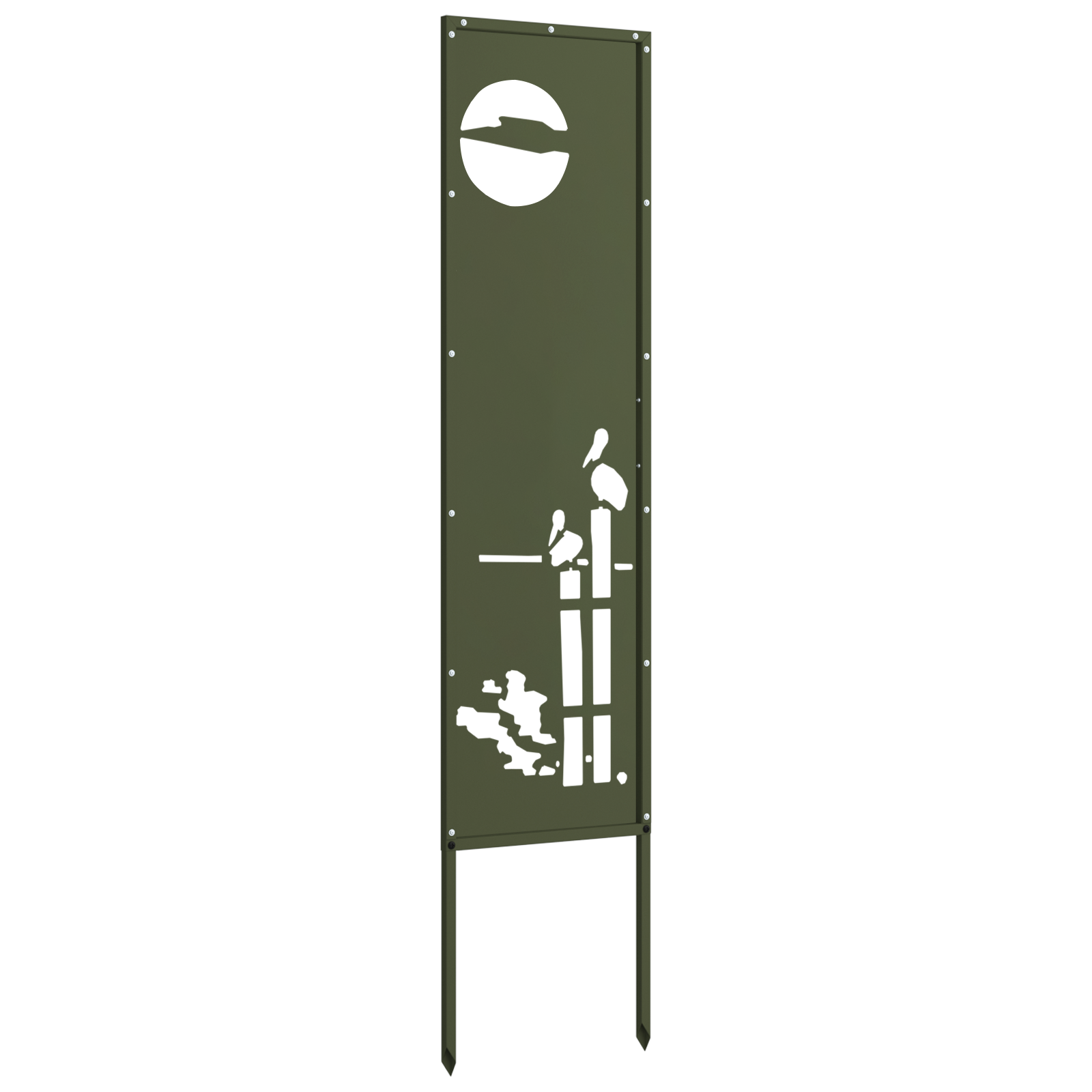 Schermo per privacy in giardino Oliver verde 32 x 140 cm
