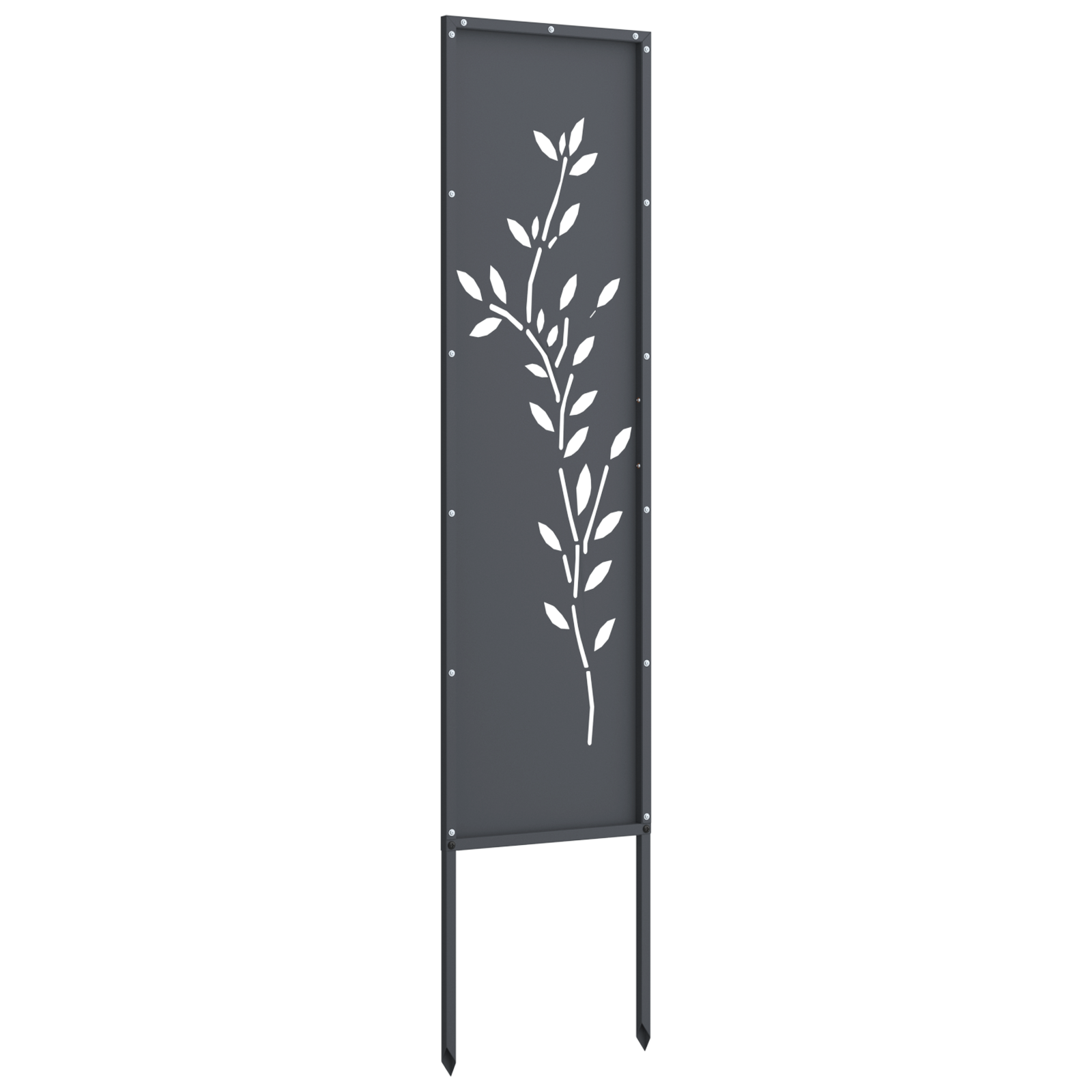 Schermo per privacy in giardino Floreale Antracite 32 x 140 cm