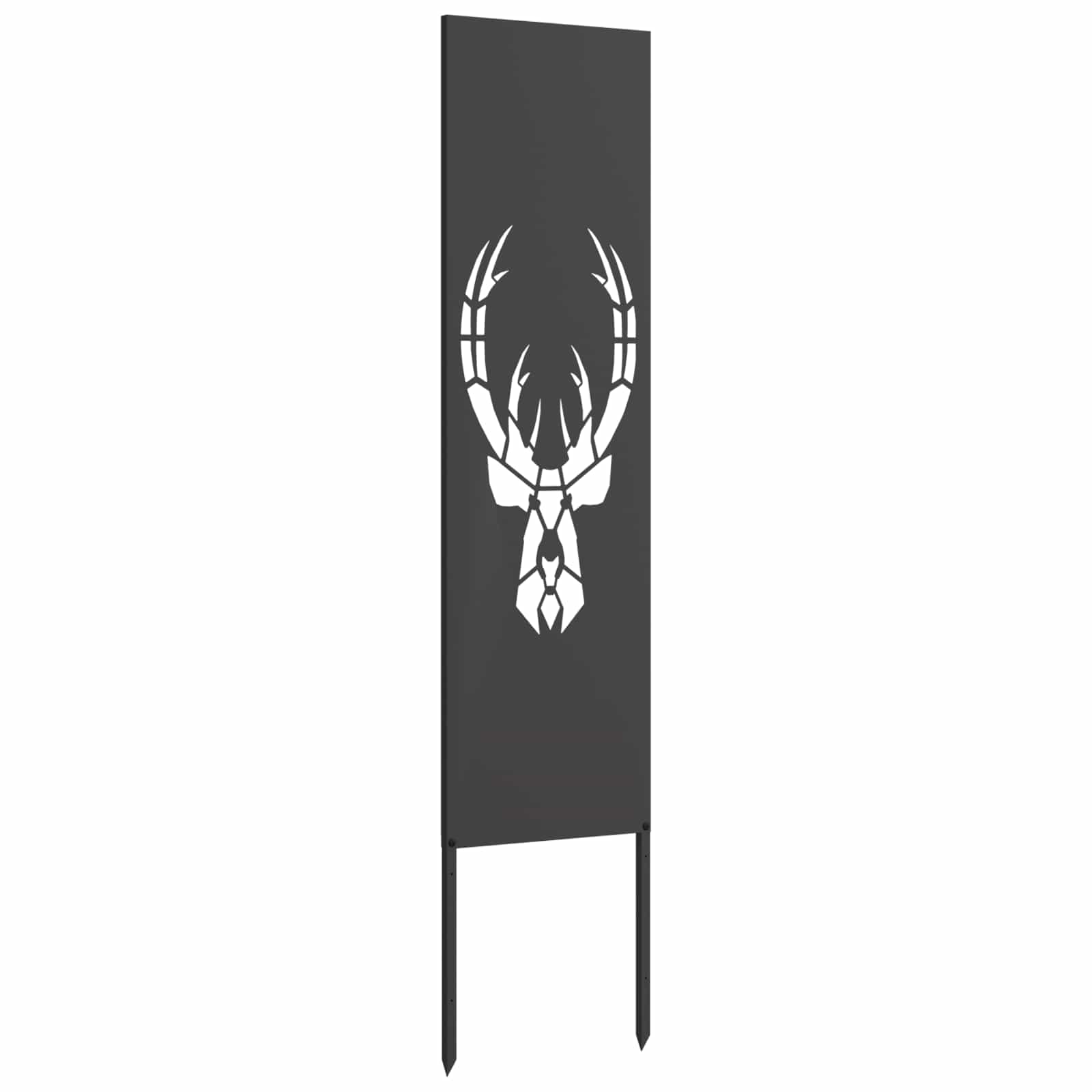 Schermo per privacy in giardino Stampa animale Nero 32 x 140 cm