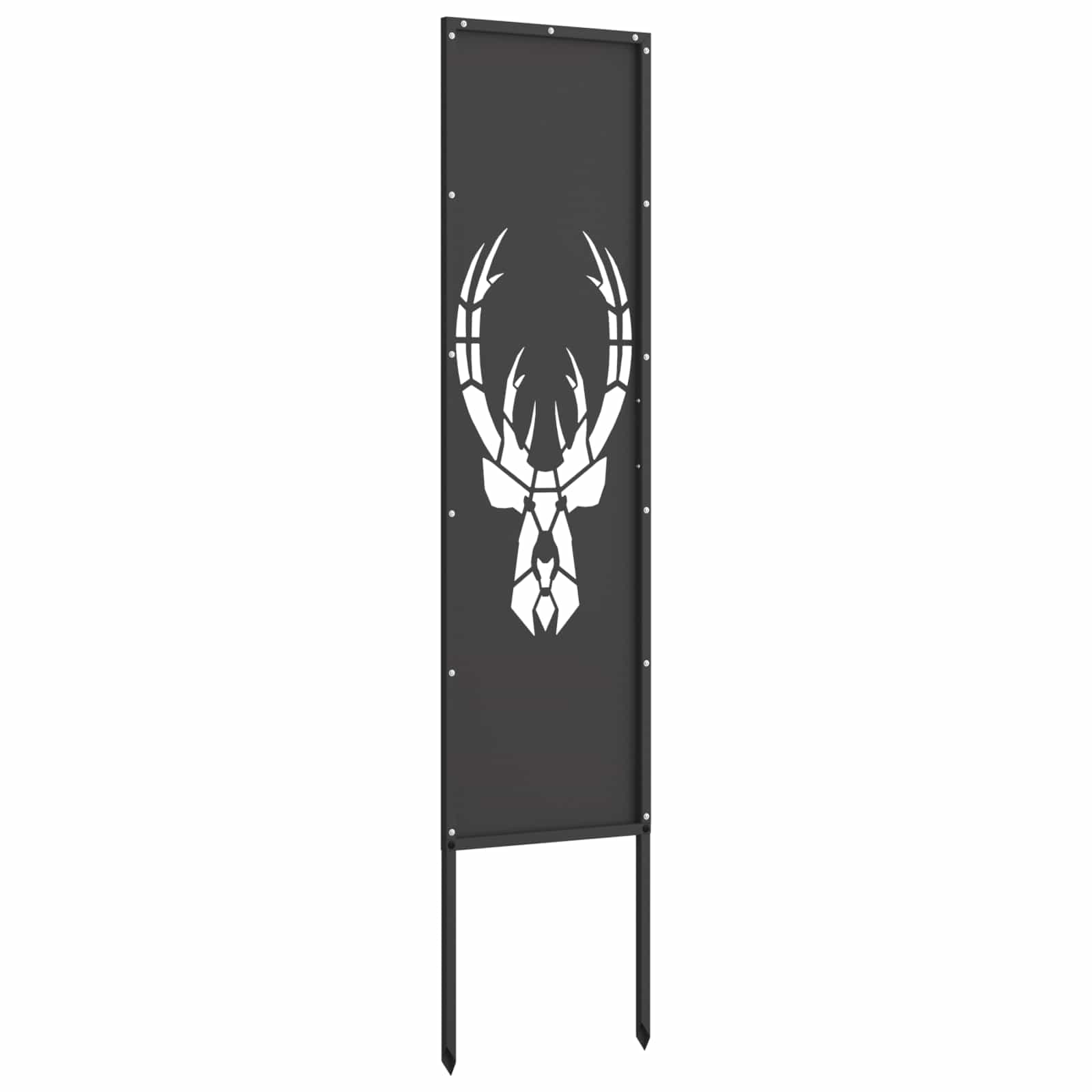 Schermo per privacy in giardino Stampa animale Nero 32 x 140 cm