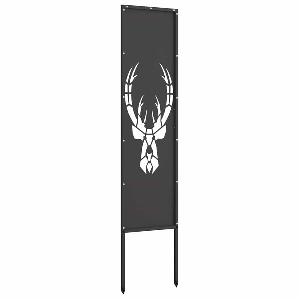 Schermo per privacy in giardino Stampa animale Nero 32 x 140 cm