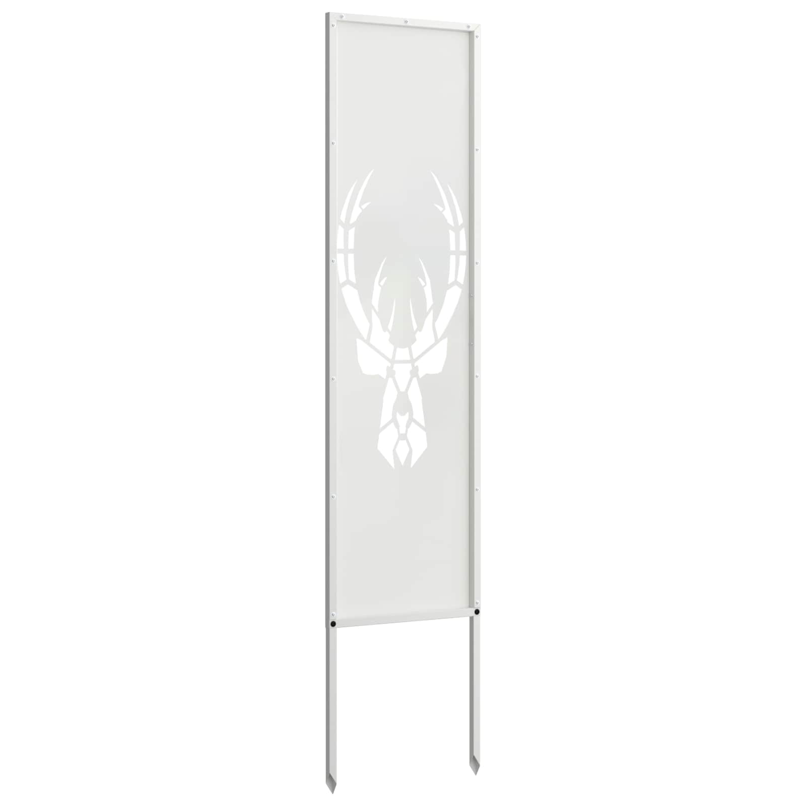 Schermo per privacy in giardino Bianco 32 x 140 cm