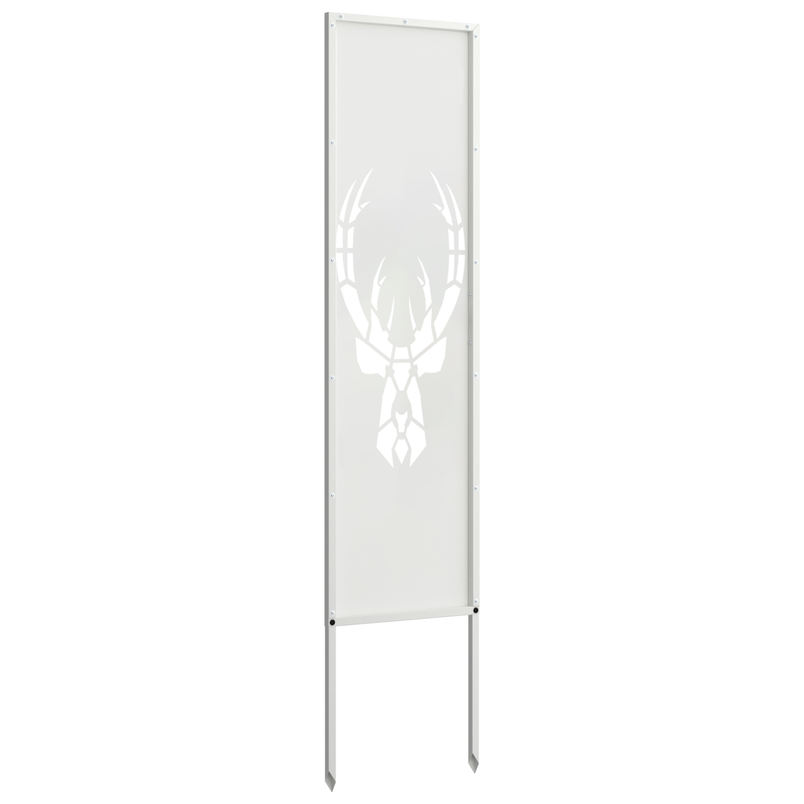 Schermo per privacy in giardino Bianco 32 x 140 cm