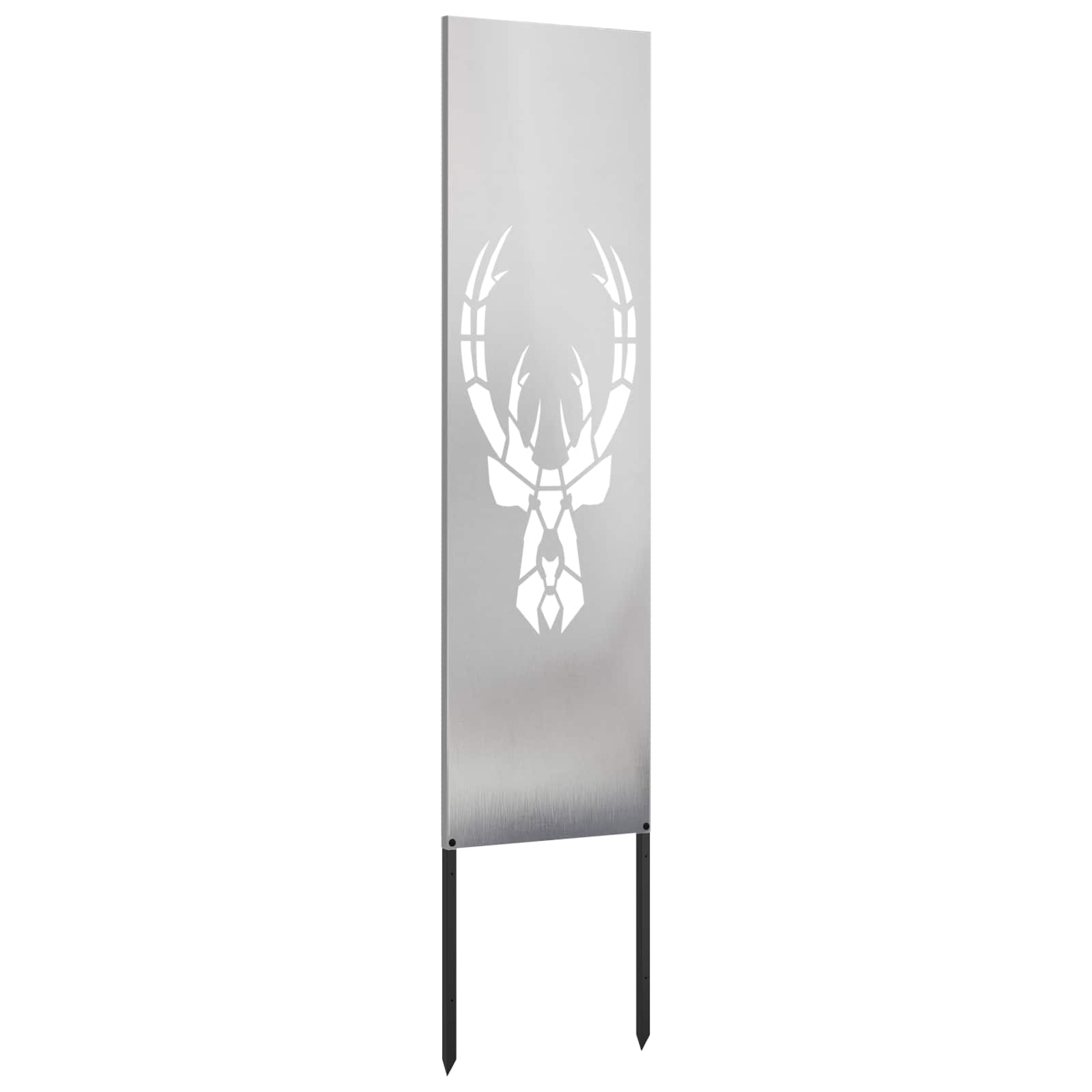 Schermo per privacy in giardino Argento 32 x 140 cm