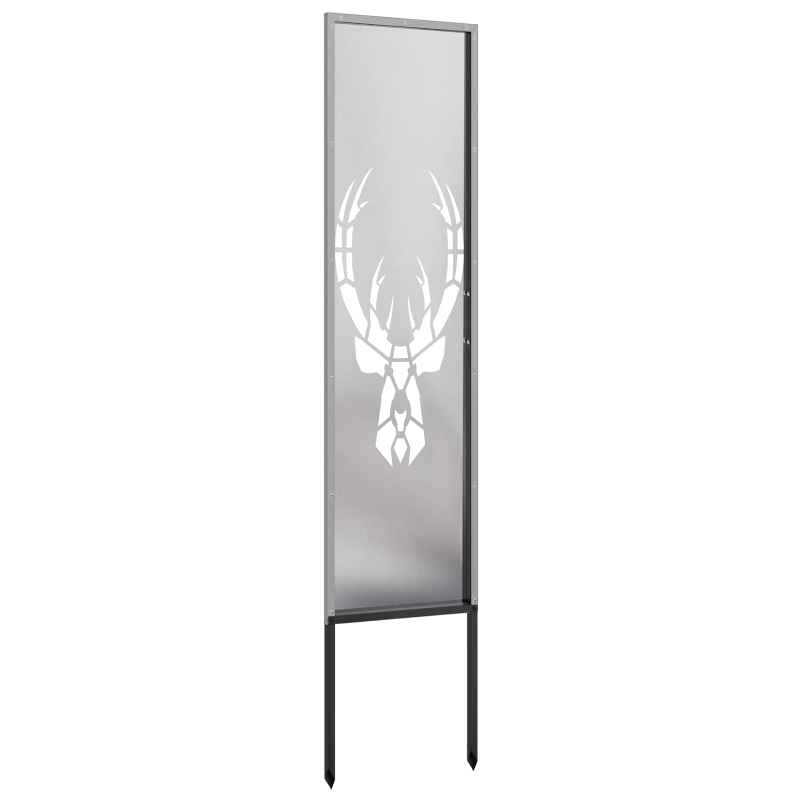 Schermo per privacy in giardino Argento 32 x 140 cm