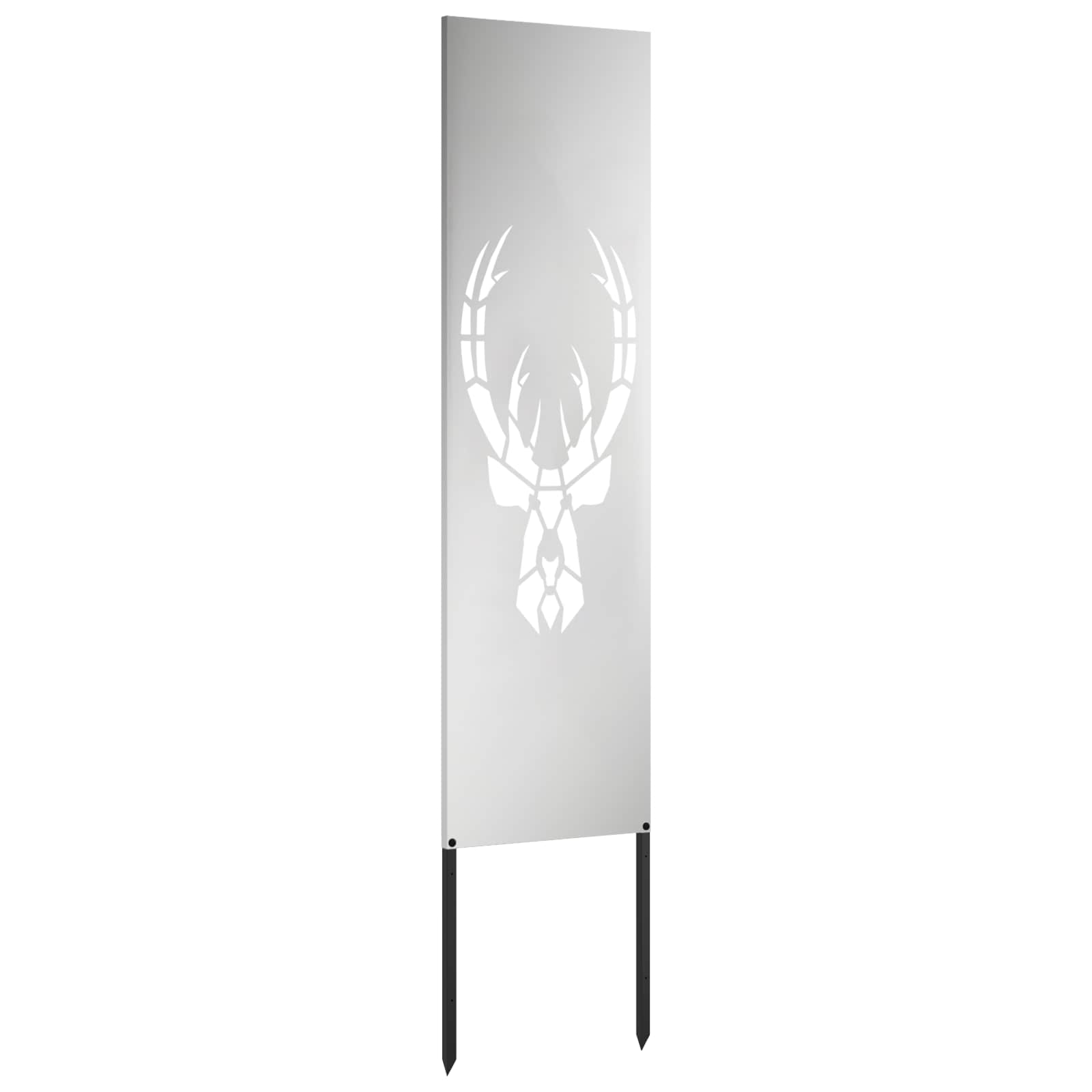 Schermo per privacy in giardino Argento 32 x 140 cm