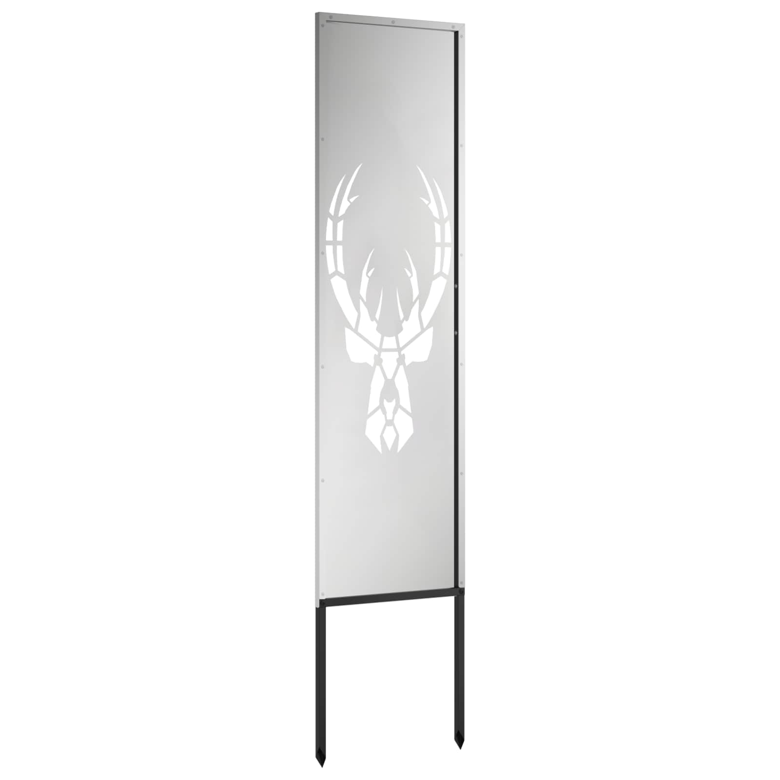 Schermo per privacy in giardino Argento 32 x 140 cm
