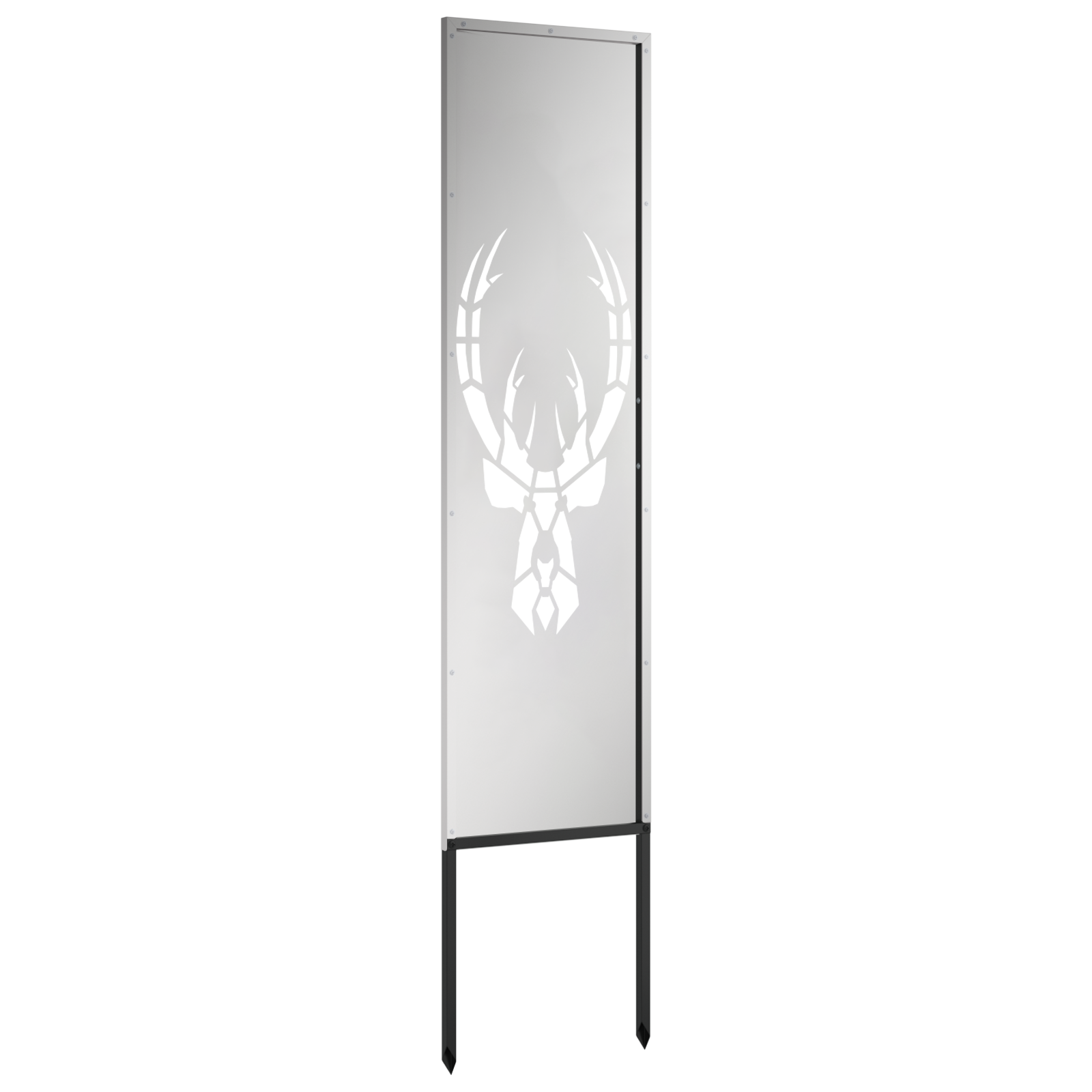 Schermo per privacy in giardino Argento 32 x 140 cm