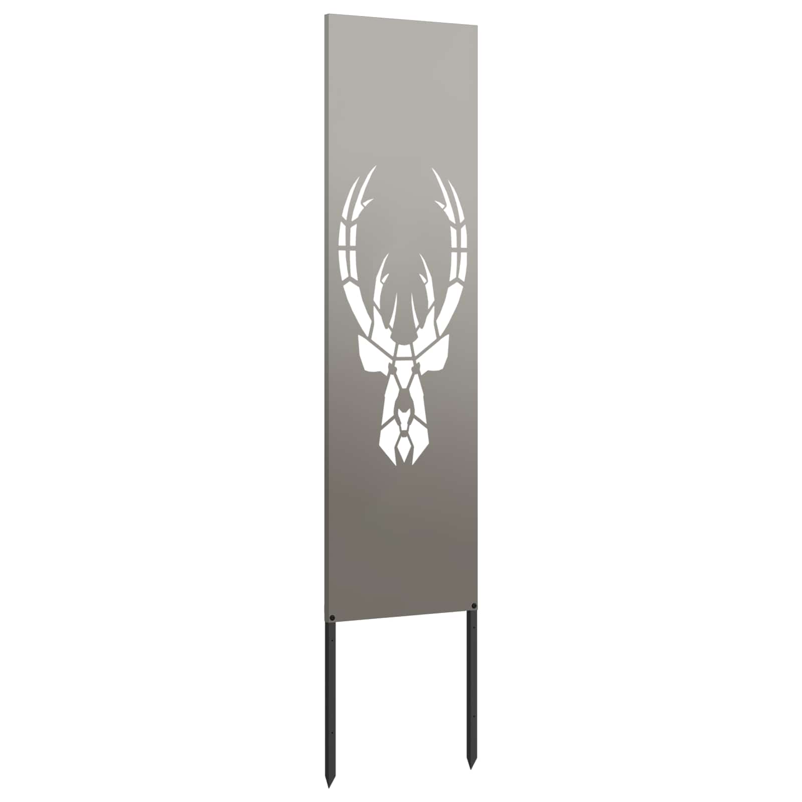Schermo per privacy in giardino Ruggine 32 x 140 cm